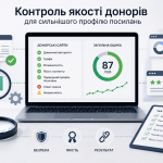 Контроль якості донорів для сильнішого профілю посилань